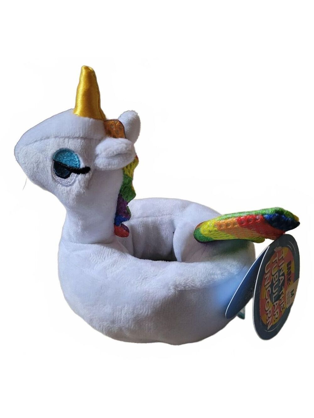 Bark Dog Chew Toy Tina Tubular Unicorn Pool Crinkle Squeaky Barkbox New with Tag